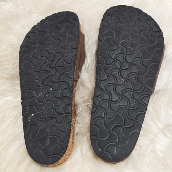 Birkenstock Leather Slip On Sandals Size 38🌴✌️ - Picture 11 of 11